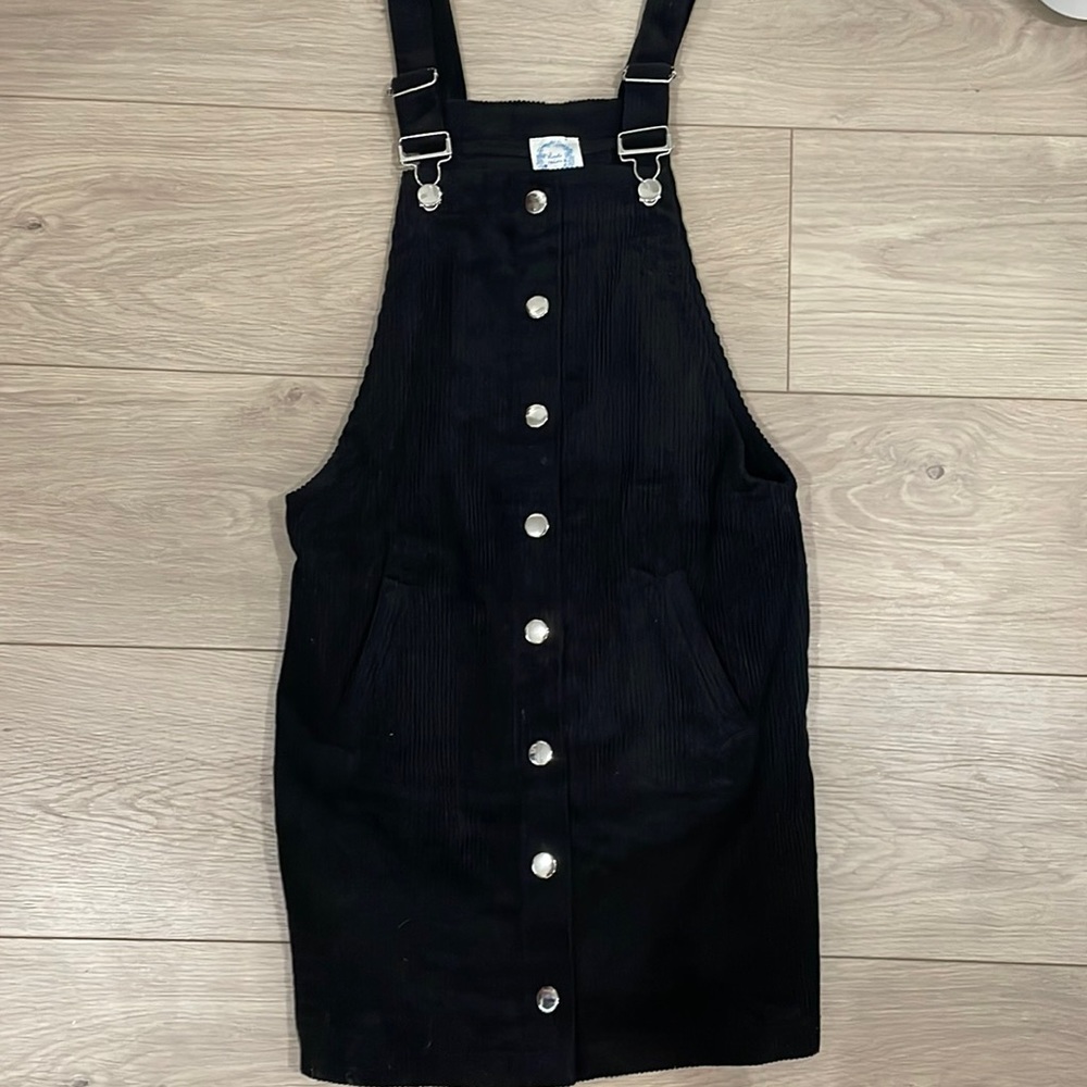 NWT. Black Cord Dress. XS.